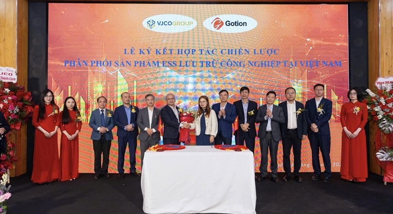 VJCO GROUP trở thành đối tác phân phối quốc tế đầu tiên của Gotion High-Tech trong lĩnh vực BESS